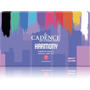 Cadence Harmony Acrylverf Set 10x59 ml Felle Kleuren