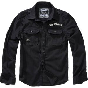 Brandit Motorhead - Vintage Shirt Overhemd - M - Zwart