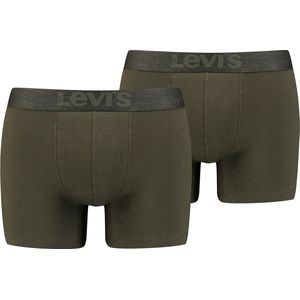 Levi's WB Heren Boxershort 4-Pack - Khaki - Maat M