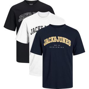 Jack & Jones Heren t-shirt 3 pack Caleb Varsity
