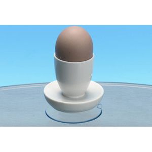 Eierdopjes op zuignap : per set van 2