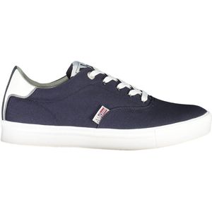 Polyester Sneaker Met Contrasterende Details En Logo