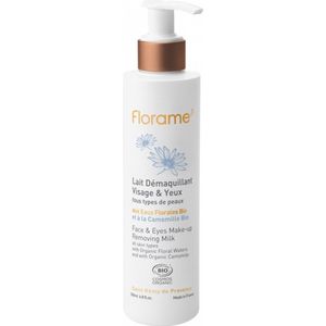 Florame - Biologische Reinigingsmelk - 200 ml - Voor Gezicht en Ogen