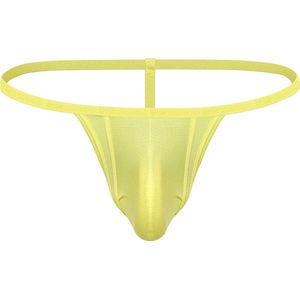 SUKREW G-String Blonde Yellow - MAAT XS - Heren Ondergoed - String voor Man - Mannen Thong