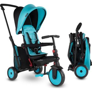 SmarTrike STR3 - Opvouwbare Driewieler met Duwstang - Trike - Blauw - Kinder wagen