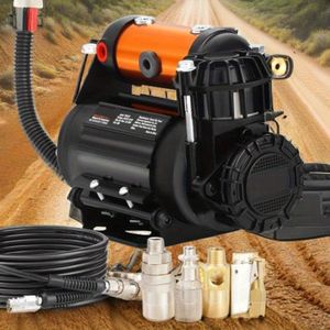 Luchtcompressor – Draagbare Compressor – Bandenpomp – 12V Compressor – Compact – 150 PSI – Roestvrij Staal