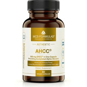 AHCC (Shiitake Extract) - 500 mg - 60 Capsules - met alfa-glucanen