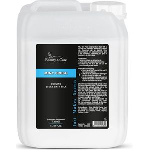 Beauty & Care - Munt Fris stoombadmelk - 5 L. new