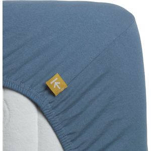 Beddinghouse - Jersey - Split-topper - Hoeslaken - 160x220 cm - Blauw