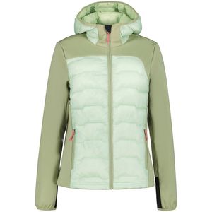 Icepeak - Burlison - Softshelljack - Groen - Regular Fit - Vaste Capuchon