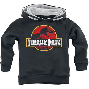 Jurassic Park Kids - Classic Logo Trui met capuchon - zwart - 116