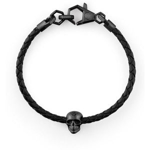 Philipp Plein - PJYEA15BU - Armband - Zwart - 20 cm
