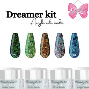 Beauty Label Dreamer Kit Acrylic Powders 5st.