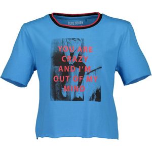 Blue Seven Meisjes T-shirt - cyaan blauw - Maat 152