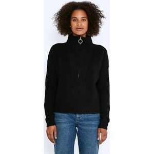 NOISY MAY NMNEWALICE L/S HIGH NECK KNIT NOOS Dames Trui - Maat L