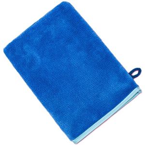 Badhandschoenen, 8 stuks microvezel badhandschoenen, 15 x 20 cm, set badhandschoenen voor volwassenen, zacht en absorberend, herbruikbare badhandvatten, handschoenen voor het verwijderen van make-up, Donkerblauw