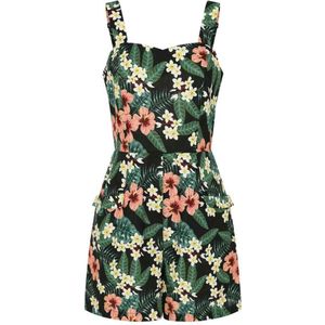 Banned - Elsie Tropical Tiare Playsuit - M - Groen