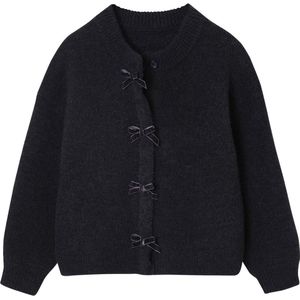 Fantasie - Vest - Antraciet - Fluweel / Velours - Voor Meisjes