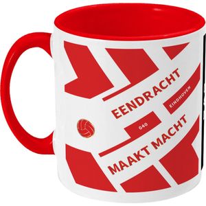 PSV Mok - Eendracht Maakt Macht - Koffiemok - Eindhoven - 040 - Voetbal - Beker - Koffiebeker - Theemok - Zwart - Limited Edition
