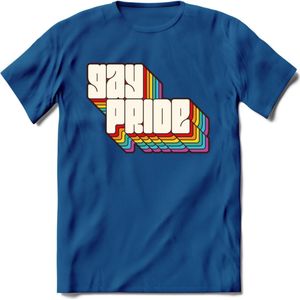 Gay Pride T-Shirt | Grappig LHBTIQ+ / LGBTQ / Gay / Homo / Lesbi Cadeau Shirt | Dames - Heren - Unisex | Tshirt Kleding Kado | - Donker Blauw - XXL