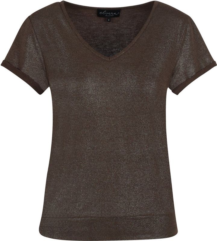 Elvira Collections - T-shirt - Bruin Melee