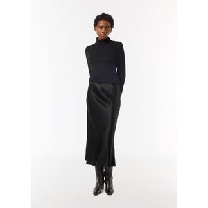 comma - Rock - Midirok - Vloeiend Satijn - Kokerrok