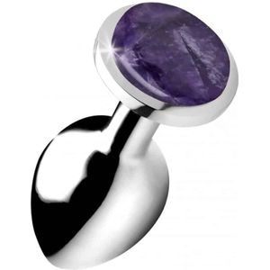 XR Brands Amethyst Gem - Butt Plug - Medium purple
