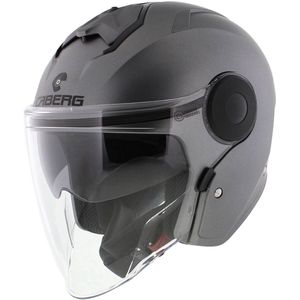Caberg Jet Soho motorhelm mat titanium - Maat XS