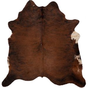 K870 | Unieke Koeienhuid XL | Bruin | ca.210 x 180cm