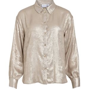 Vila - Vimetalla - Blouse - Beige - Glitter
