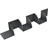 [en.casa]® Design Wandplank - planken - grijs model 1