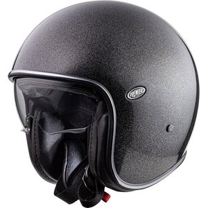 Premier - Vintage Evo U 9 - Jethelm - Glitter Zilver - Lichtgewicht 990g