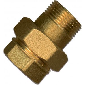 Calodar 1 RECHTE KOPPELING MF 1/2 MESSING