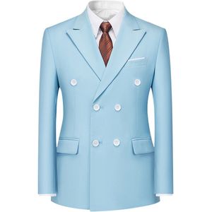 Allthemen Heren Blazer - Dubbelrijig - XS