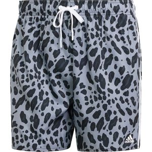 adidas Sportswear Essentials 3-Stripes Animal-Print CLX Zwemshort - Heren - Zwart- 3XL