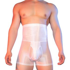 Herenslip met Hoge Taille en Buikcorrectie - Sheer Stretch Boxershort - Ondergoed