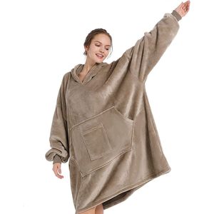 Oversized hoodie - Plaid - Hoodie Deken - Met lange mouwen – Unisex - Eén maat