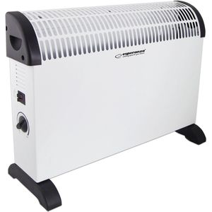 MOZY - Convectorkachel - 3 Standen - 750W / 1250W / 2000W - Wit - Elektrische Kachel - Draagbaar - Convectorheater