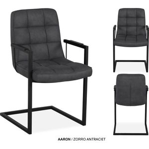 MX Sofa Eetkamer stoel Aaron | kleur: Antraciet