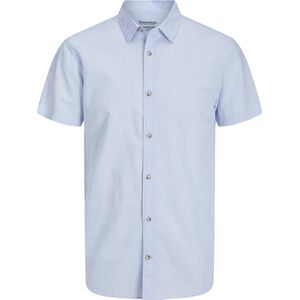 Jack & Jones - Summer Korte Mouw - Heren Overhemden - Blauw