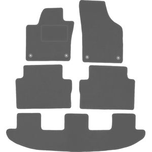 Grafiet automatten voor: Seat Alhambra II minivan (2010-)