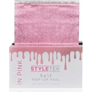 Styletek - Pop Up Folie - Roze - 5x11 cm - 500 stuks