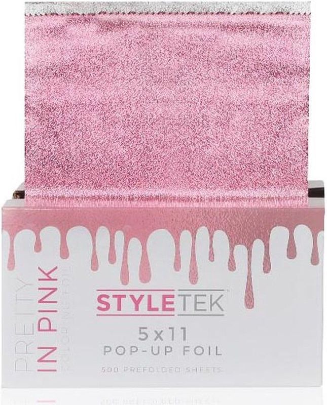 Styletek - Pop Up Folie - Roze - 5x11 cm - 500 stuks