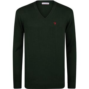 Felix Hardy - Classic V-Neck Knit Sweater - Groen - Heren