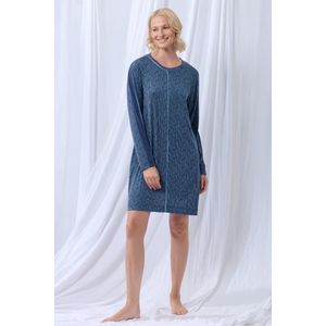 lords x lilies Slaapkleedje gevlochten blauw - maat M