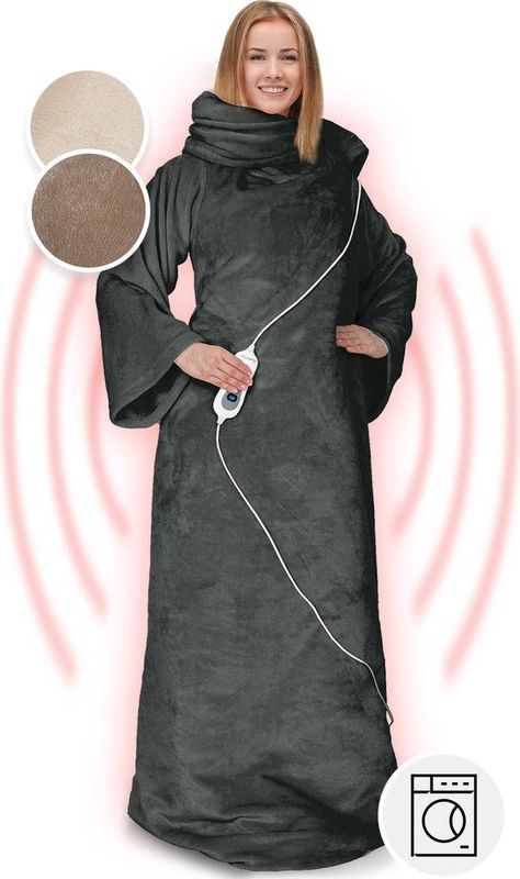 Klarstein - Slanket - Elektrische Deken - Coral Fleece - 120W - 155x180cm