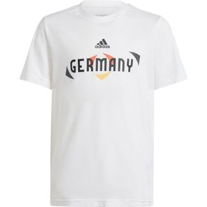 adidas Performance UEFA EURO24™ Duitsland T-shirt - Kinderen - Wit- 164