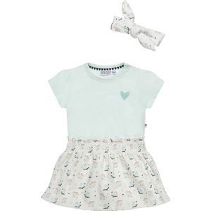 Dirkje - Jurkje met haarband - Mint - maat 68