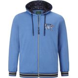 Sweatvest DUKE EDMUND blauw melange