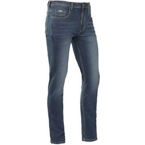 Brams Paris - Heren Jeans - Lengte 34 - Jason -  Slimfit - Stretch - Medium Blue